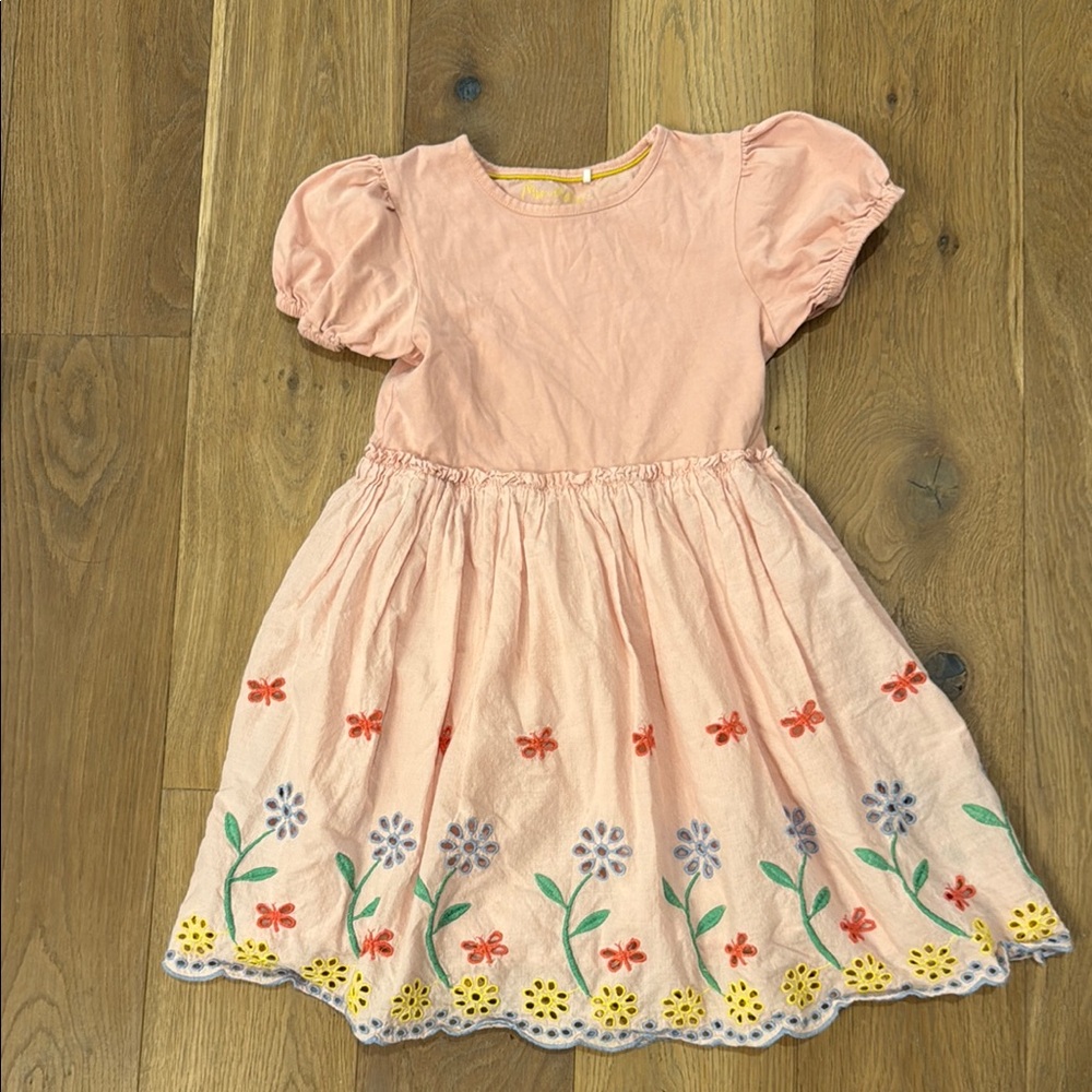 Mini Boden Broderie Twirly Dress 8-9Y